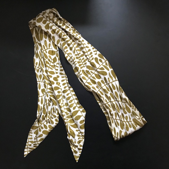 Trina Turk~ unique printed, long Silk Scarf - Picture 2 of 8